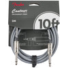 Fender Contour™ Series Instrument Cables - 10ft - Inca Silver