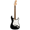 Fender Squier Affinity Series Stratocaster Mustang Electric Guitar Micro Pack w/ Gig Bag - Laurel Fingerboard - Black