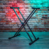 Quik Lok USA T-20 Double-Braced Keyboard Stand - Black