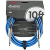 Fender Contour™ Series Instrument Cables - 10ft - Lake Placid Blue