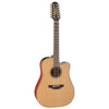 Takamine P3DC-12 Pro Series 3 12-String Dreadnought Cutaway Acoustic-Electric Guitar w/case - Natural Satin