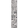 D'Addario Beatles Guitar Strap - 1964 US Tour - Ticket Stubs Black and White