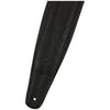 Fender 3.5in Premium Leather Strap - Black