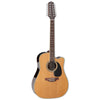 Takamine EF400SC TT 12-String Dreadnought Cutaway Acoustic-Electric Guitar w/case - Natural Gloss Finish