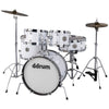 ddrum D1 Junior Complete Drum Set w/ Cymbals - Gloss White