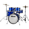 ddrum D1 Junior Complete Drum Set w/ Cymbals - Cobalt Blue