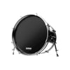 Evans BD22RB-NP EQ3 Black Resonant Bass Drumhead - 22in - No Port