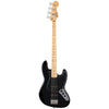 Fender Standard Jazz Bass Guitar - Maple Fingerboard - Black Pickguard - Black