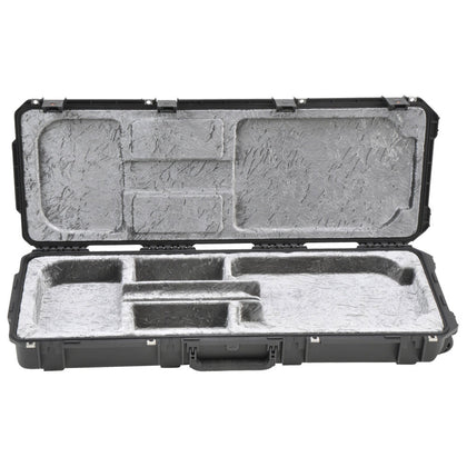 SKB iSeries Waterproof Open Cavity Electric Guitar Flight Case - Open Cavity - TSA Latches - w/ Wheels