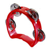 Stagg Plastic Cutaway Mini Tambourine - 4 Jingles - Red