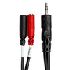 Hosa Stereo Breakout Cable - Stereo Mini (M) To 2 Mono Mini (F)