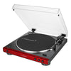 Audio-Technica AT-LP60XBT Fully Automatic Wireless Belt-Drive Turntable - Red