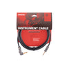 D'Addario Circuit Breaker Instrument Cable - Straight to Right-Angle - Latching Switch - 10ft