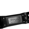 Stagg Cutaway Plastic Tambourine - 16 Jingles - Black