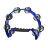 Stagg Cutaway Plastic Tambourine - 16 Jingles - Blue