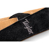 Taylor Embroidered Suede 2.5 in. Guitar Strap - Black