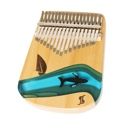 Stagg Professional Flat-Base Kalimba - 17 Note - Ocean