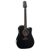 Takamine GD30CE BLK Dreadnought Cutaway Acoustic-Electric Guitar - Black