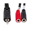 Hosa Stereo Breakout Cable - Stereo Mini (M) To 2 Mono Mini (F)