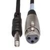 Hosa Balanced Interconnect XLR3F to 1/4 in TRS - 15 ft.