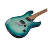 Ibanez AZ24S1FTXB AZ Series Standard Electric Guitar - Transparent Turquoise Burst