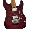 Charvel Pro-Mod Plus San Dimas® Style 1 HH FR CM Electric Guitar - Carmalized Maple Fingerboard - Sangria Burst