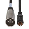 Hosa Unbalanced Interconnect - RCA to XLR3M - 15 ft.