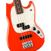 Fender Player II Mustang Bass PJ - Rosewood Fingerboard - Coral Red