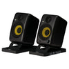 KRK Systems GoAUX 4 Portable Powered Studio Monitor Pair - Black