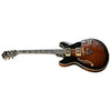 Ibanez AS93QMSP AS Series Artcore Expressionist Hollowbody Electric Guitar - Dark Brown Sunburst