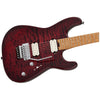 Charvel Pro-Mod Plus San Dimas® Style 1 HH FR CM Electric Guitar - Carmalized Maple Fingerboard - Sangria Burst