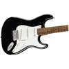 Fender Squier Affinity Series Stratocaster Mustang Electric Guitar Micro Pack w/ Gig Bag - Laurel Fingerboard - Black