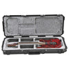 SKB iSeries Waterproof Open Cavity Electric Guitar Flight Case - Open Cavity - TSA Latches - w/ Wheels