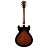 Ibanez AS93QMSP AS Series Artcore Expressionist Hollowbody Electric Guitar - Dark Brown Sunburst