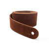 Taylor Embroidered Suede 2.5 in. Guitar Strap - Chocolate Brown