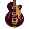 Gretsch G5655TG Electromatic® Center Block Jr. Single-Cut Electric Guitar with Bigsby® and Gold Hardware - Amethyst - Laurel