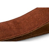 Taylor Embroidered Suede 2.5 in. Guitar Strap - Chocolate Brown