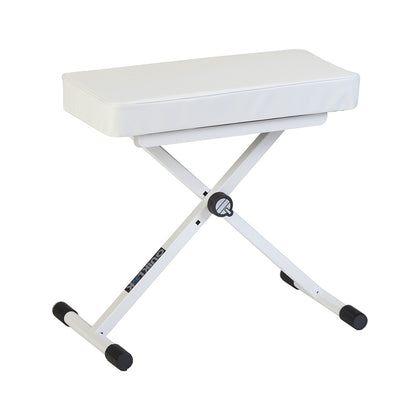 Quik Lok BX-8WH Keyboard Bench - White