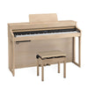 Roland HP-702 Digital Upright Piano with Stand and Bench - Light Oak