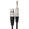 Hosa Pro Balanced Interconnect Cable - REAN XLR3F to 1/4 in. TRS - 1.5 ft.