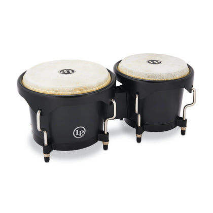 LP Discovery Bongo Set Onyx w/Black Hardware