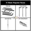 MusicNomad Premium Guitar Tech Truss Rod Wrench Set - 11 pcs.