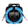 Ernie Ball Flex Instrument Cable - Straight/Straight - Blue - 10 ft.