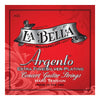 La Bella SH Argento Extra Fine Silver Plating Nylon Guitar Strings - Hard Tension