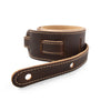 Taylor 2.5 in. Leather Guitar Strap - Suede Back - Chocolate Brown