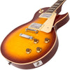 Vintage Guitars V100 ReIssued LP-Style Electric Guitar - Flamed Iced Tea