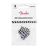 Fender Wavy Checkerboard 351 Celluloid Picks - (8)