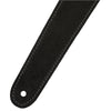 Fender Reversible Suede 2 in. Guitar Strap - Black/Gray