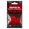 Dunlop Rock III Nylon Custom Jazz III - 6 Pack