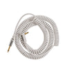 Vox VCC090WH VCC Vintage Straight to Right Angle Coiled Cable - White - 29.5 ft.